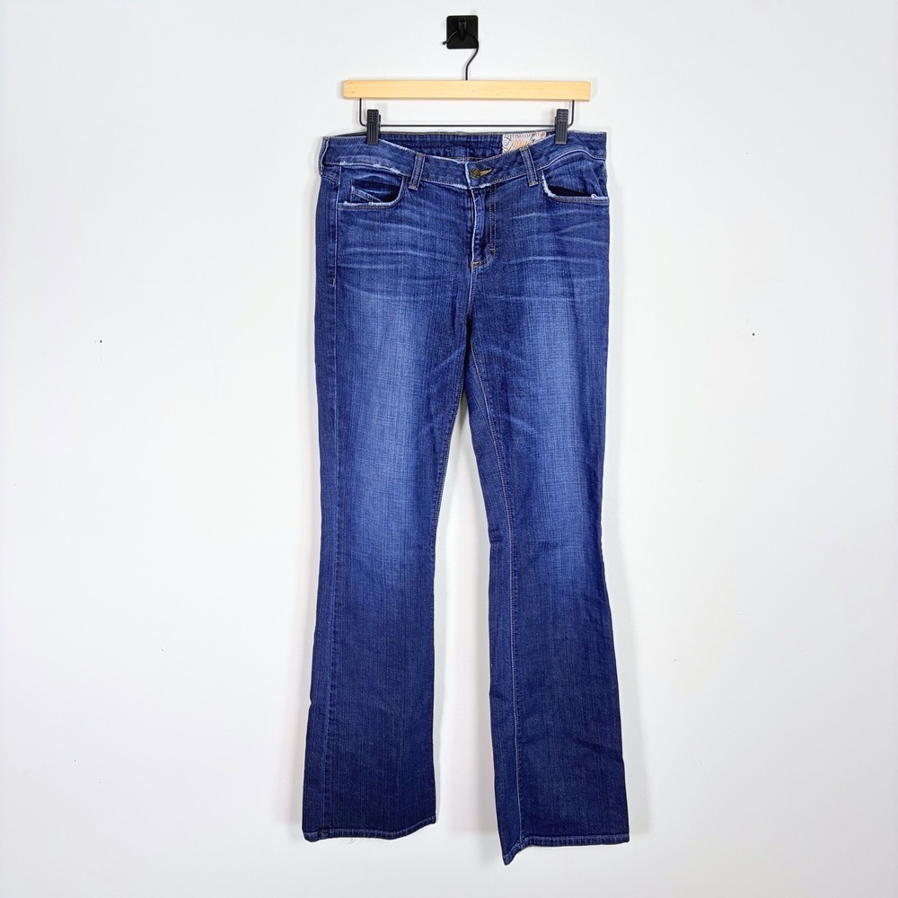 Siwy Charlotte Bootcut Jeans Low Rise Dark Wash Denim USA Made Size 31‎